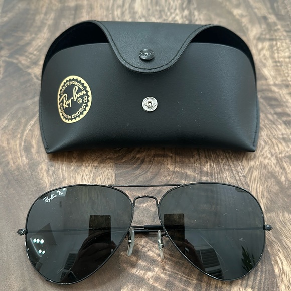 Ray-Ban Other - RAY-BAN RB 3025 002/56 BLACK POLARIZED AUTHENTIC FRAMES SUNGLASSES 58-14